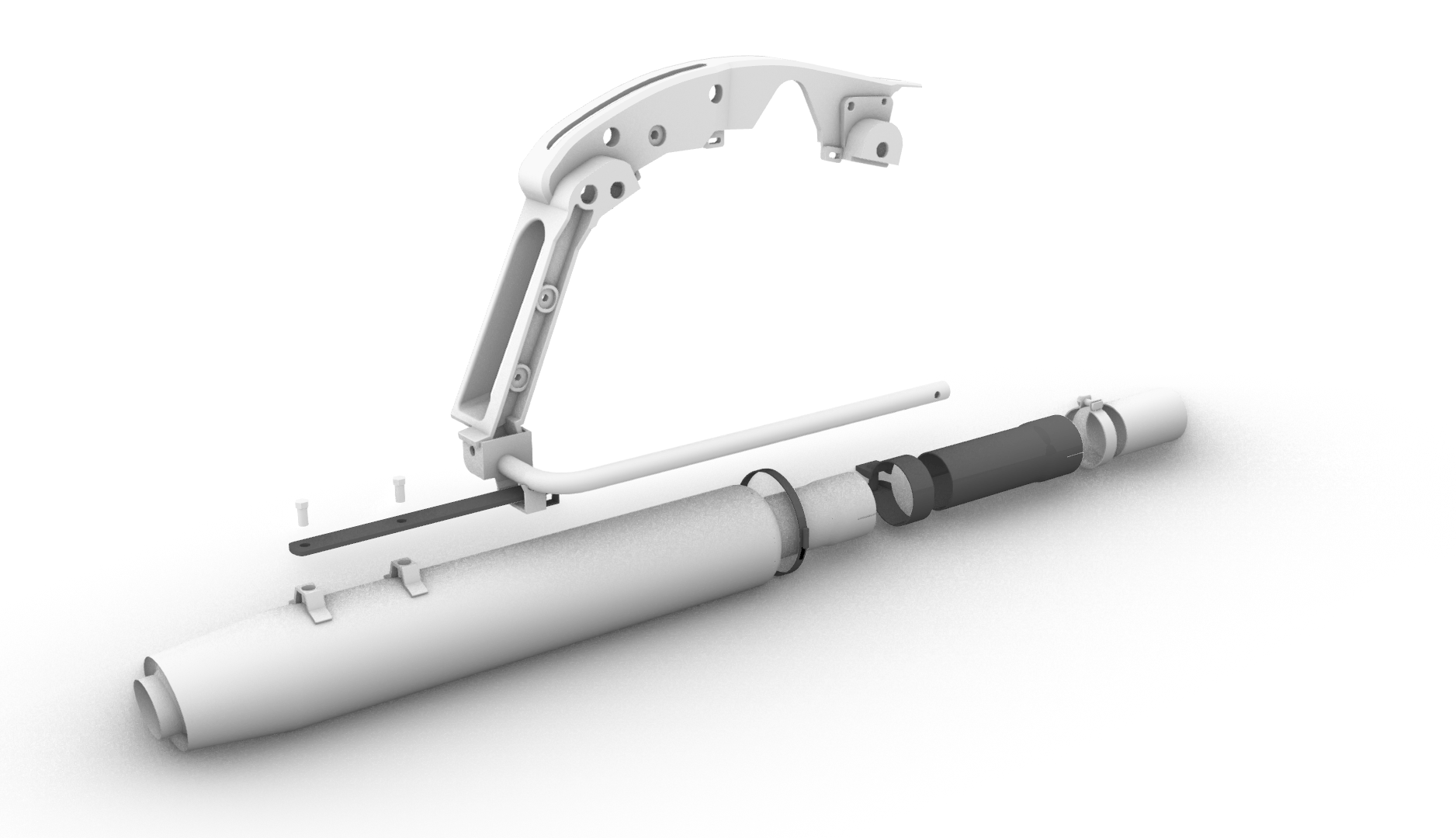 Förlängning till Avgasrör passande Harley Davidson Touring Milwaukee-8 2017-2021 - Bild 2