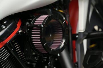 "Crook Series" Luft Filter/insug till Harley Davidson Milwaukee-8 - Bild 2