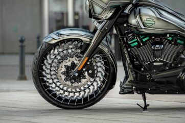 Performance Series Framhjuls axel Covers till Harley Davidson Touring 2014-2024 - Bild 2