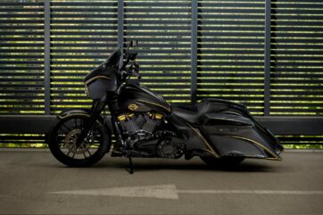 Magnus sidpokåpor och tankkåpor set passande Harley Davidson Touring 2014 och nyare - Bild 2
