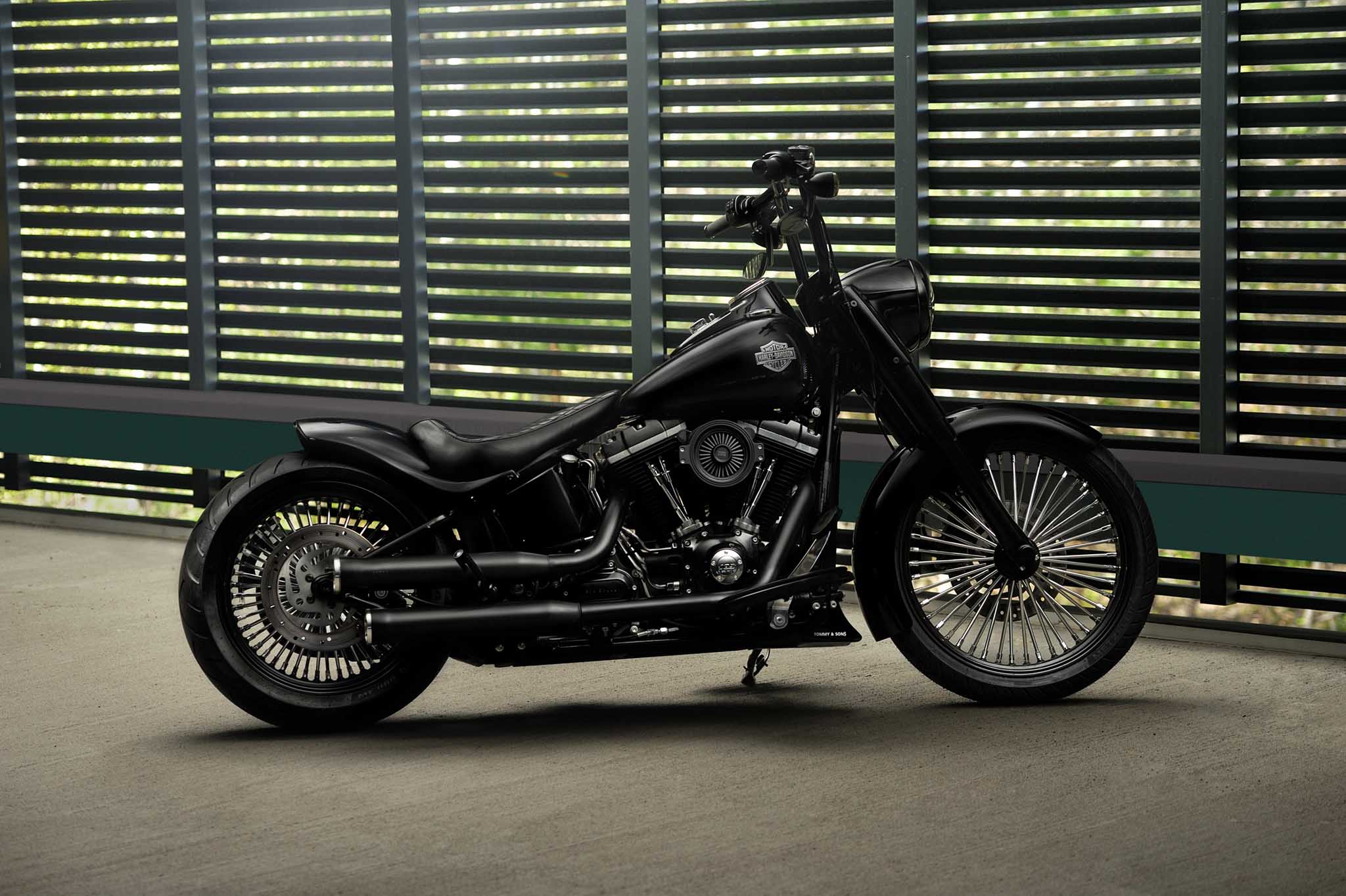 Outlaw Series Kylar Cover till Harley Davidson Softail 2007-2017 - Bild 4