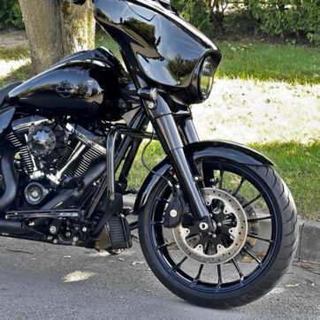 T&S ST Style Framskärm till Orginal/standard Harley 17-19" Hjul  Harley Touring 2014-2023 - Bild 2