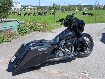 Set  Skärm och sidoväskor Magnus till Harley Davidson Touring 2009-2013 - Bild 2