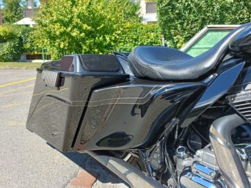 Set  Skärm och sidoväskor Magnus till Harley Davidson Touring 2009-2013 - Bild 3