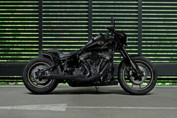 Crook Series Short Bakskärm till  Harley Davidson Street Bob, Softail Standard 180-200 hjul - Bild 5
