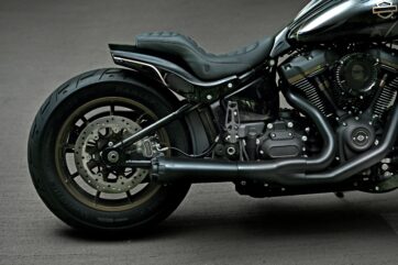 Crook Series Short Bakskärm till  Harley Davidson Street Bob, Softail Standard 180-200 hjul - Bild 2