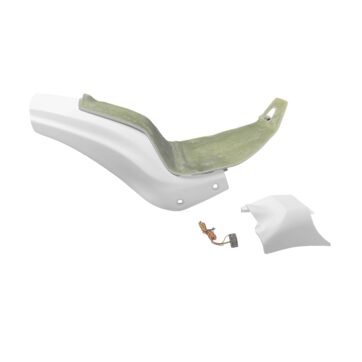 Crook Series Short Bakskärm till  Harley Davidson Low Rider, Heritge, Fat Bob 180-200 hjul