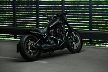 Crook Series Short Bakskärm till  Harley Davidson Street Bob, Softail Standard 180-200 hjul - Bild 6