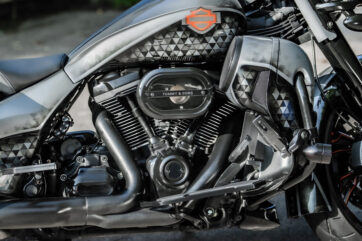 "Black Series" Insug/ Luftfilter till Harley Davidson Twin Cam Transparent - Bild 2
