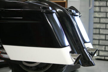 Förlängning/ Extensions till sidoväskor passande  Harley Davidson Touring 1993-2013 - Bild 2