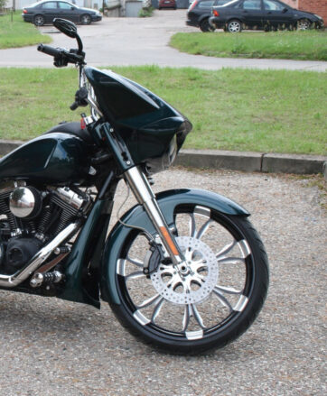 T&S Wrapper Framskärm för   23"framhjul Passande Harley Davidsom Touring 1996-2013 - Bild 5