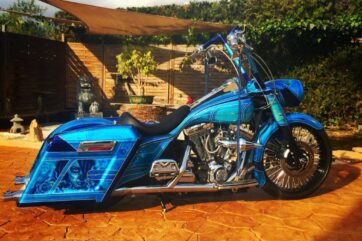 Stretched Side Covers for Harley Davidson Touring 1998-2008 models - Bild 3