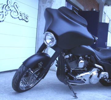 Lackeringsbar vintruta till Harley Davidson  FLHX/FLHT 1996-2013 - Bild 2