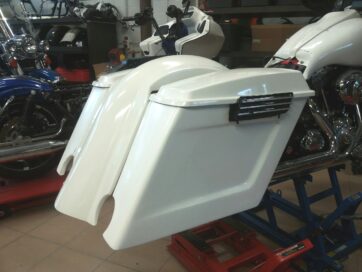 Celtic 4" Stretched Saddlebags For Harley Davidson Touring 1993-2013 Models - Bild 2