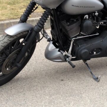 Dyna Chin/nedre  Spoiler passande Harley Davidson Dyna - Bild 5