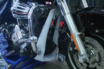 Celtic Chin /Nedre Spoiler till Harley Davidson Touring 2009-2016 Med oljekyl - Bild 2