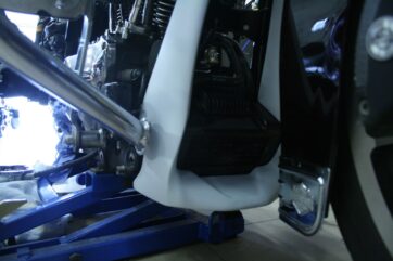Celtic Chin /Nedre Spoiler till Harley Davidson Touring 2009-2016 Med oljekyl - Bild 3