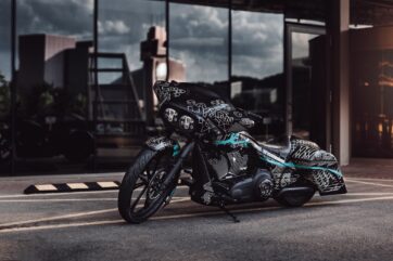 HD Pro Bolt on Kylar Cover for Harley Davidson 2009-2013 med vanlig och rejkad ram - Bild 3