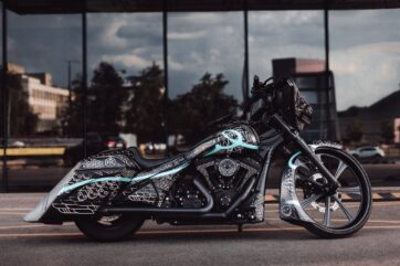 HD Pro Bolt on Kylar Cover for Harley Davidson 2009-2013 med vanlig och rejkad ram - Bild 4