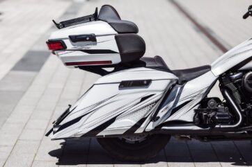 Set Skärm Och sidoväskor Magnus till Harley Davidson Touring 2014 och nyare - Bild 9
