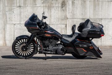 Magnus sidpokåpor och tankkåpor set passande Harley Davidson Touring 2014 och nyare - Bild 6