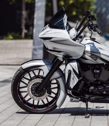 T&S Wrapper Framskärm för 5.5x 21" hjul Passande Harley Davidson Touring 2014-2023 - Bild 4