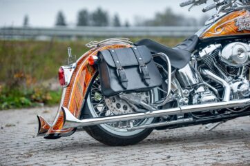 Chicano style Stretched / Förlängd Bakskärm till Harley Davidson Softail 2000 to 2017 - Bild 2