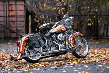 Chicano style Stretched / Förlängd Bakskärm till Harley Davidson Softail 2000 to 2017 - Bild 4