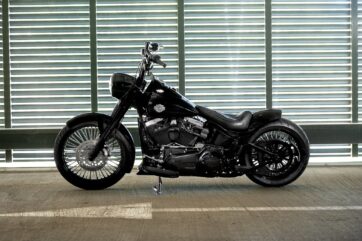 Outlaw Series kort Bakskärm till Harley Davidson Softail 2007-2017 - Bild 4