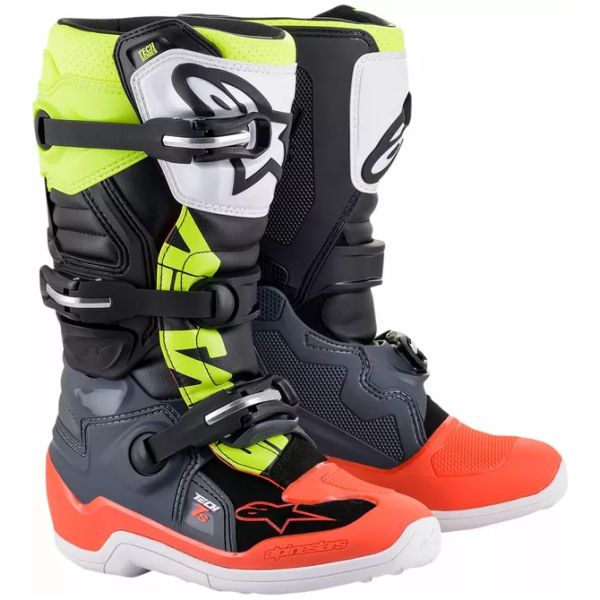 YOUTH TECH7S GY/RD/YL 7 (40,5)