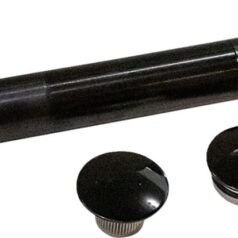 AXLE FLSH/MNT 1" BLK