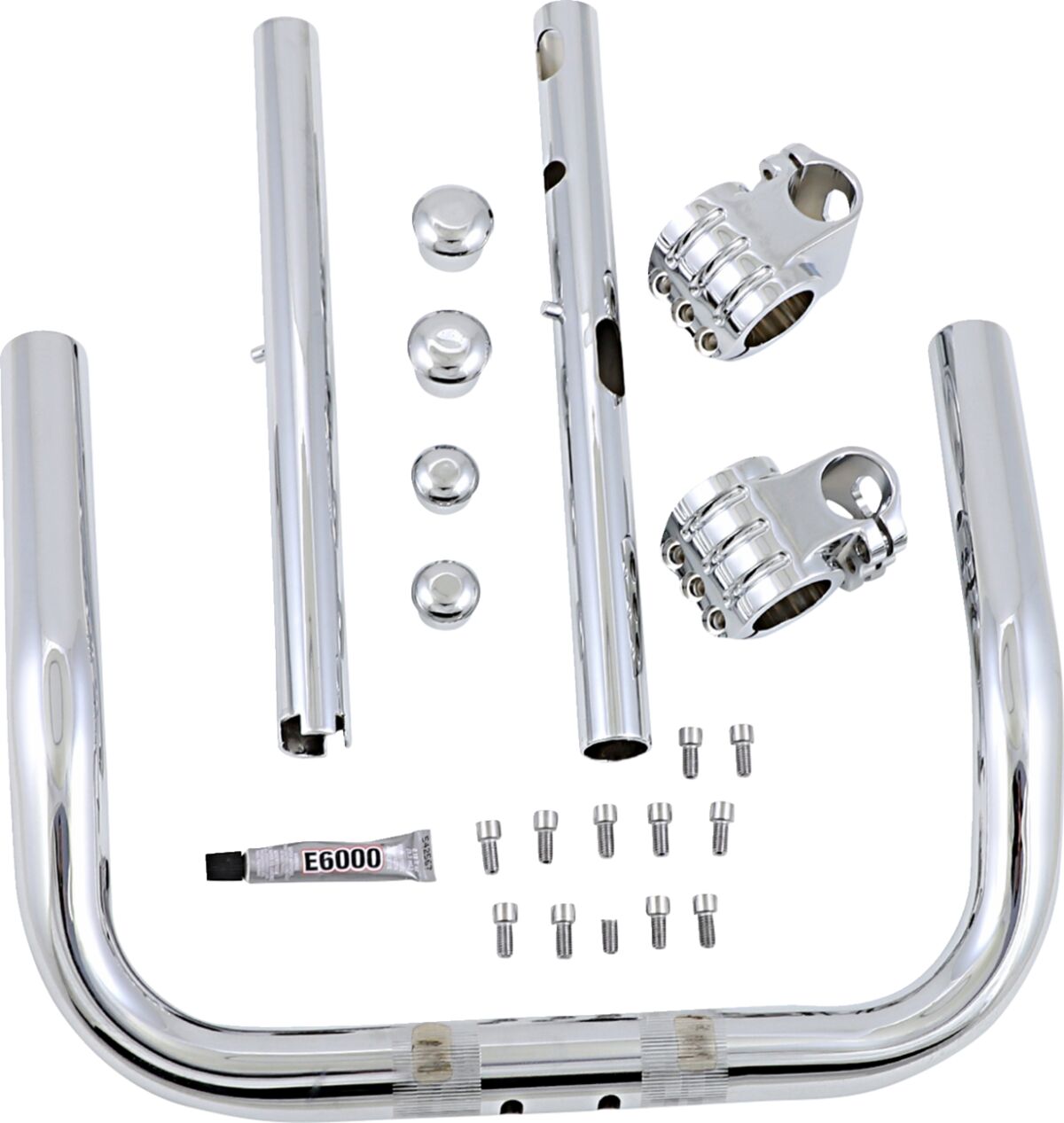 HANDLEBAR KLIPHANGER 10" ROAD GLIDE CHROME/CHROME