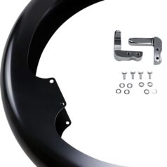 FRONT FENDER 19" WRAPPER 49MM FRONT FORK CHROME