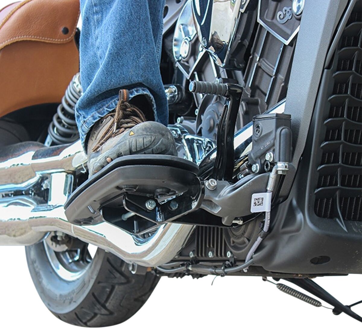 MOUNTING KIT FLOORBOARD INDIAN CHROME