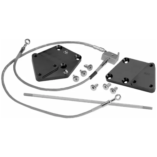Kit för Framflytt av OEM fotreglage +3"(76,2mm) - HD Softail 11-17