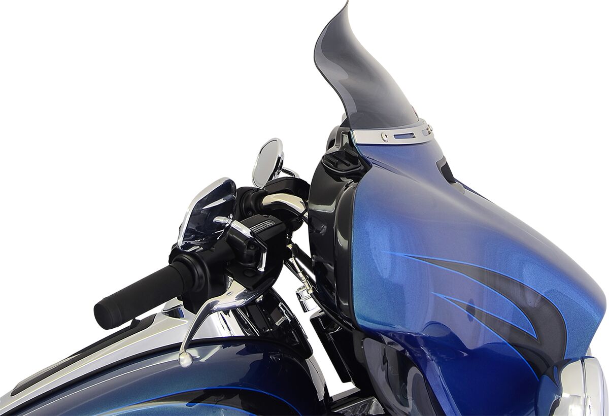 FLARE WINDSHIELD 6.5" DARK SMOKE FLH