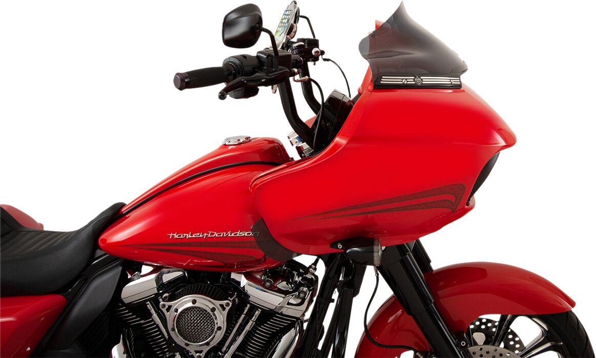 WINDSHIELD SPORT FLARE 9" ROAD DARK SMOKE