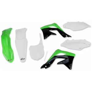 KAWASAKI - svart/grön/vit -  KXF450 13-15 OEM