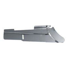 Lower rear belt guard. Chrome - 91-99 Dyna med 65/70t remskiva