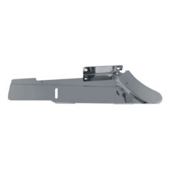Lower rear belt guard. Chrome - 91-99 Dyna med 61t remskiva