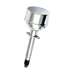 Big Twin ignition distributor. 2-hole. Chrome - 36-65 Big Twin