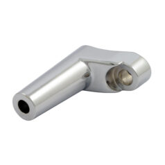 Front turn signal bracket. Chrome - 87-94 FXRS, FXLR, FXRS; 87-99 XL Sportster; 94-00 FXDS Dyna. Med gaffelmonterade blinkers
