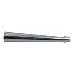 Sei megaphone upswept right universal muffler 24" chrome - 1 3/4" grenrörs diamete