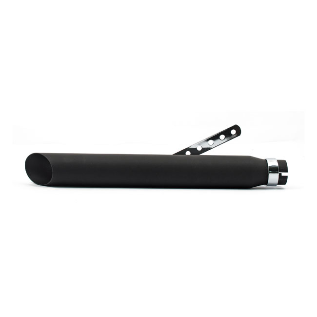 Slash Cut universal muffler 20" long black - 1 3/4" grenrörs diamete