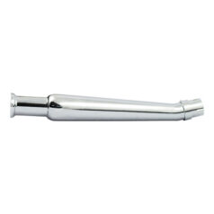 Trumpet universal upswept right muffler 20-1/2" long chrome - 1 3/4" diameter samlingsrör.