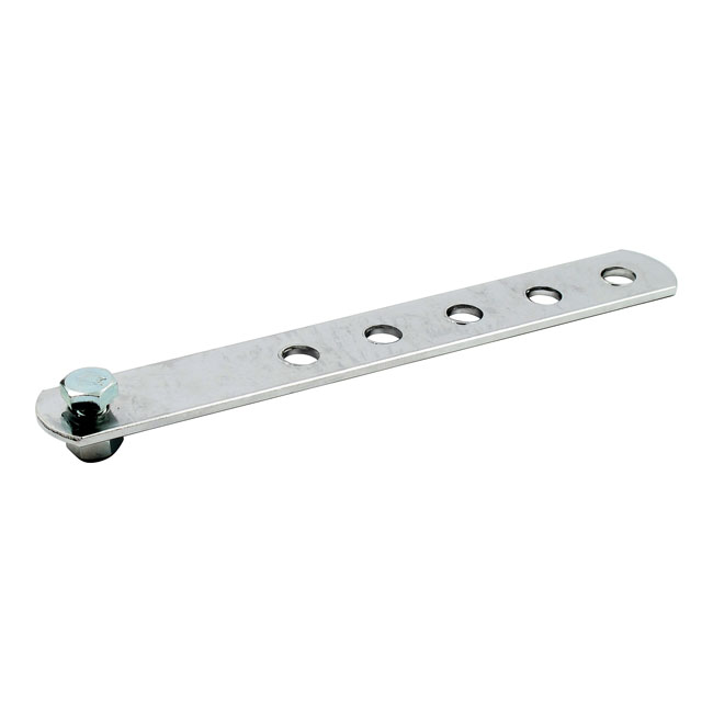 Universal exhaust mount bracket. 8" long, 6 holes - avgassystem