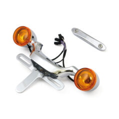 Bullet turn signal bar & licence plate - 99-08 FLT/Touring
