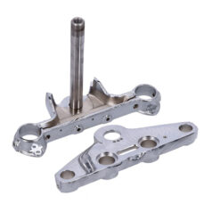 Stock style FL 41mm triple trees. Chrome - 49-84 4-växlad FL, FLH