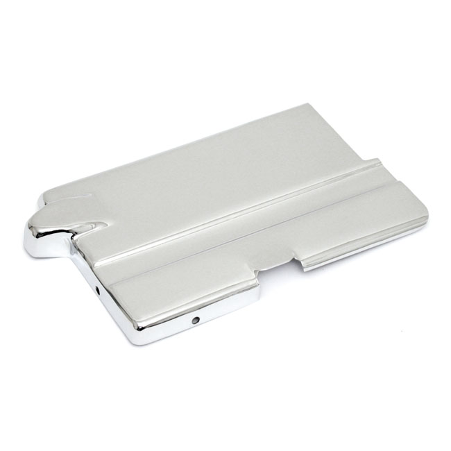 Battery top cover. Chrome - 67-78 XLH