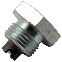 Primary oil drain plug. magnetic - Transmission: 80-92 FLT/Touring; 82-94 FXR